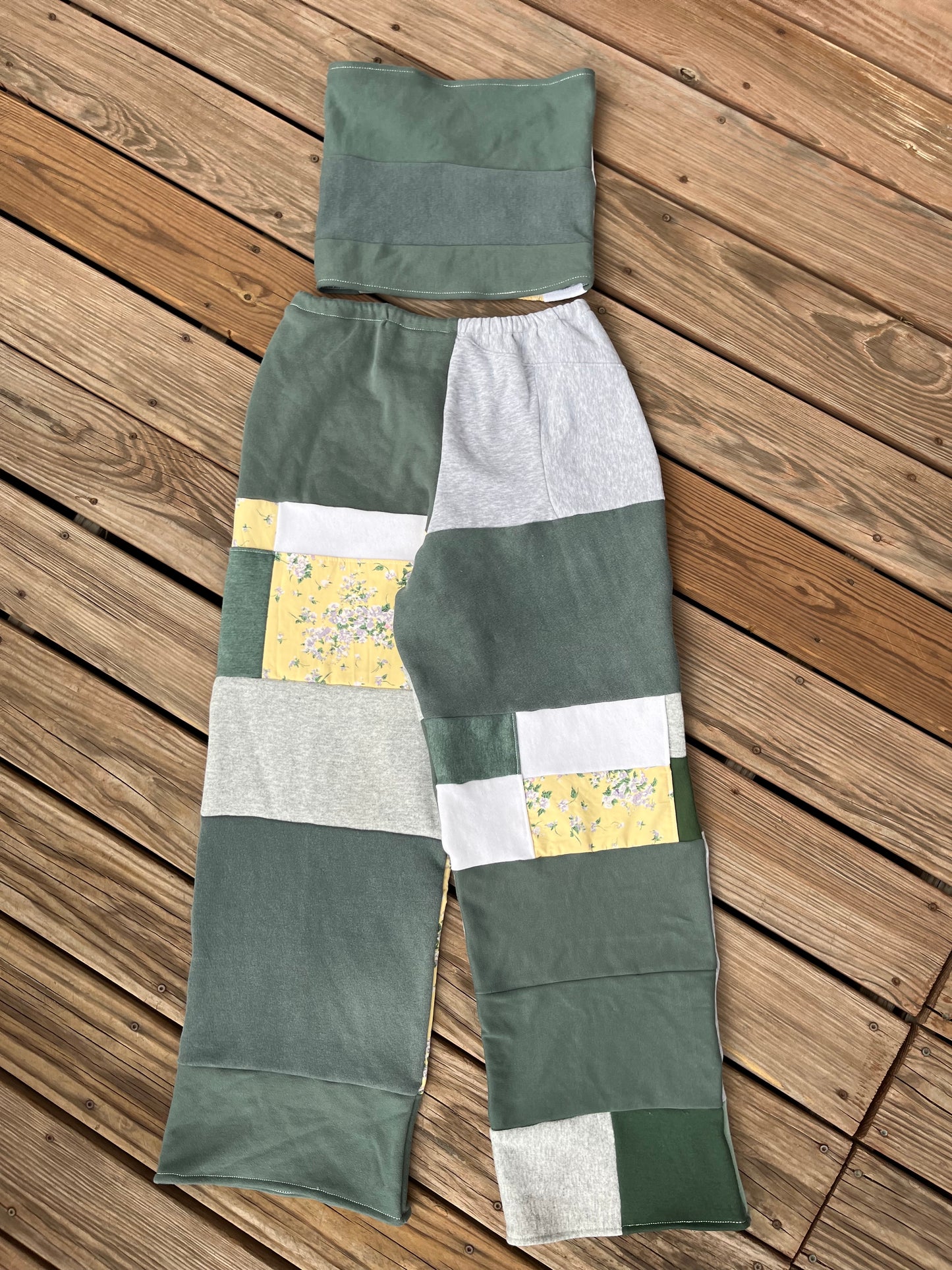 Wildflower Sage matching set (L)