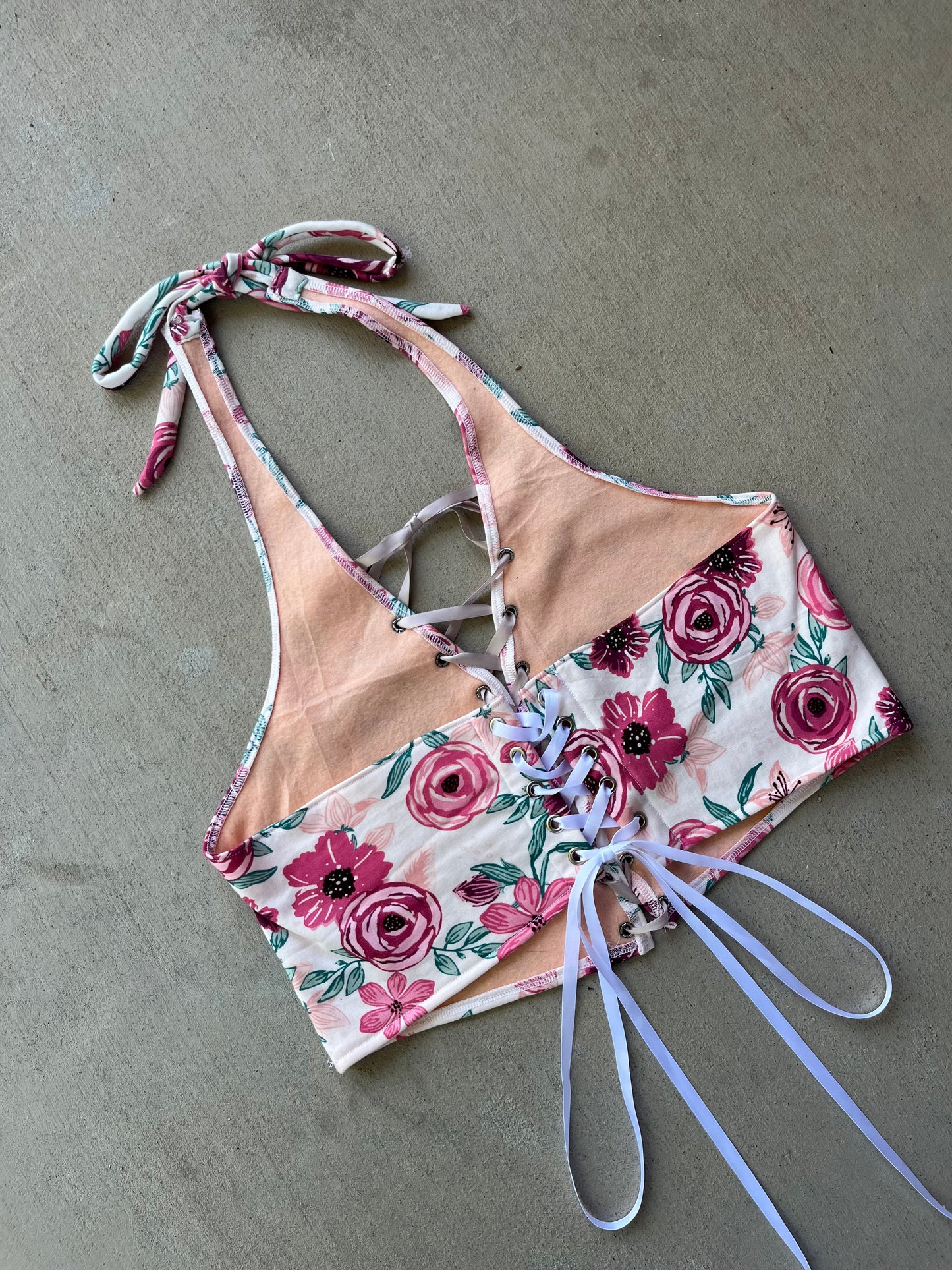 Blush and bloom patchwork matching set