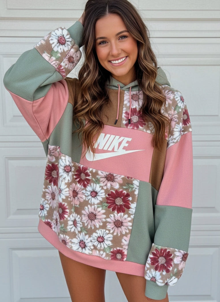 CUSTOM patchwork hoodie