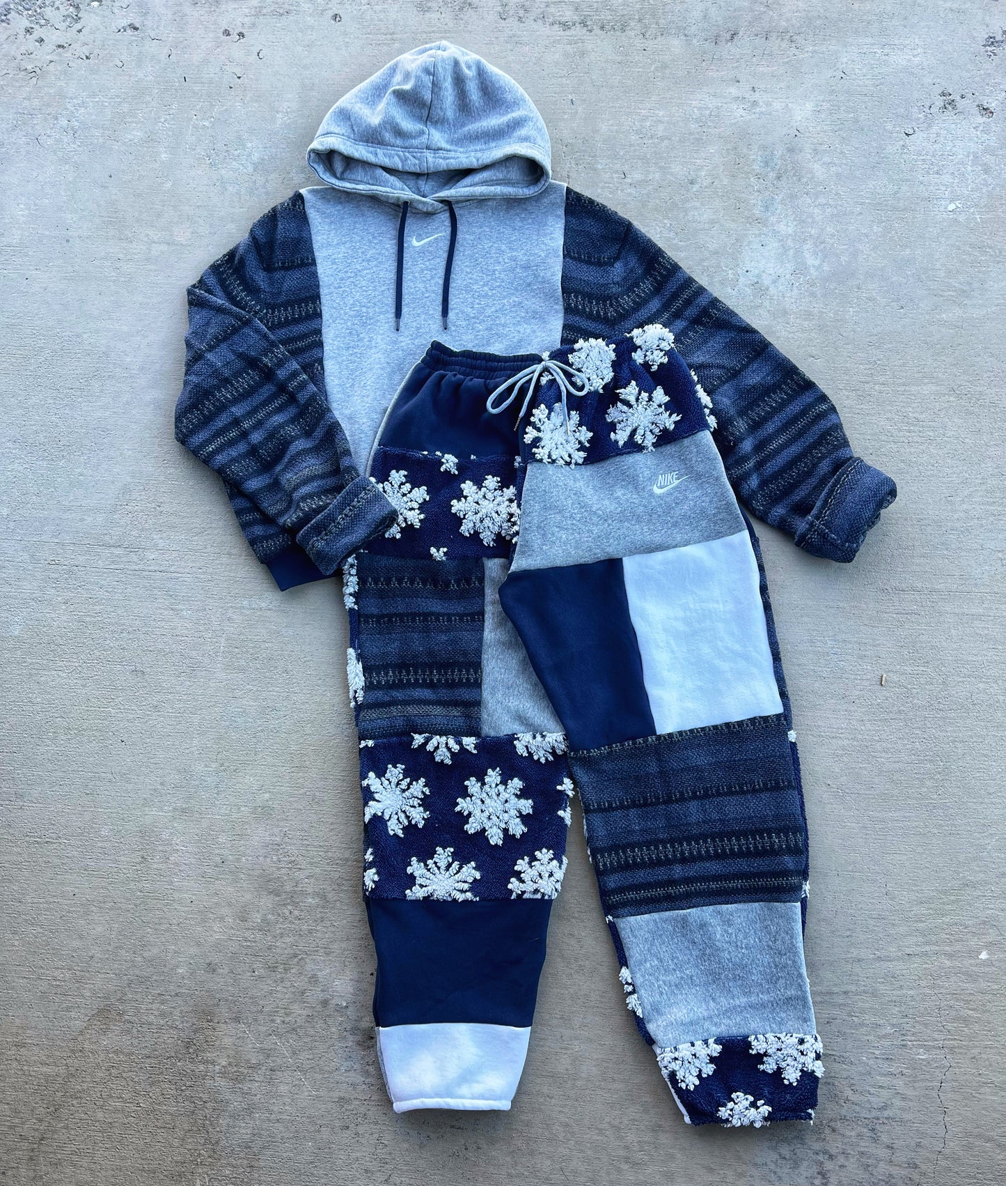 Custom patchwork matching set