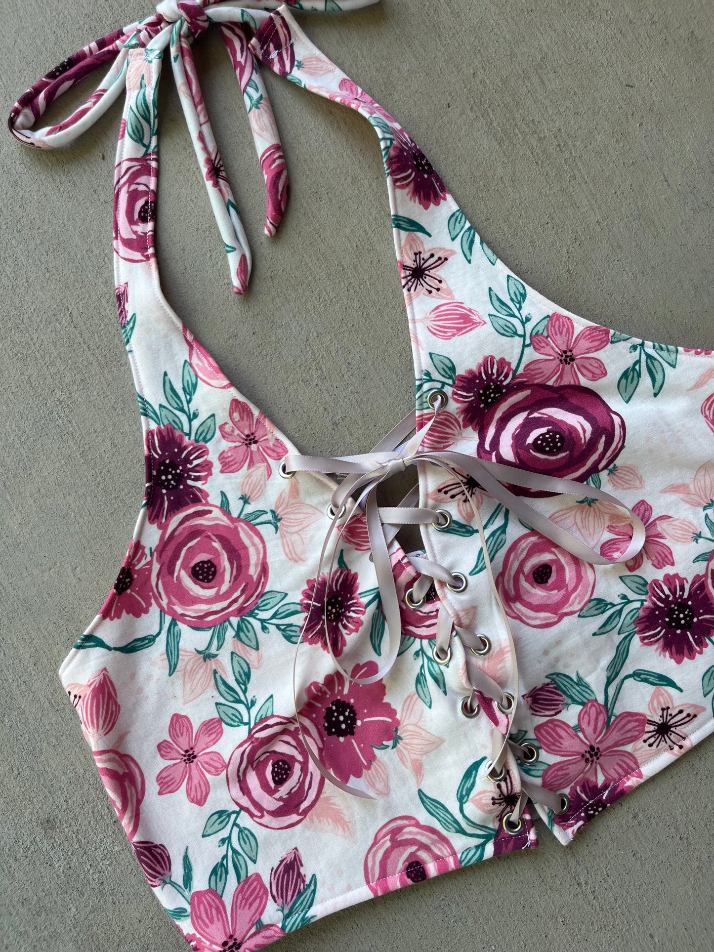 Blush and bloom patchwork matching set