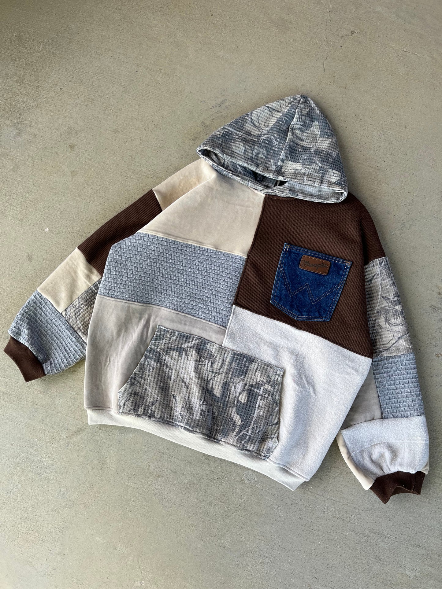 Backwoods Timber patchwork hoodie (XL)