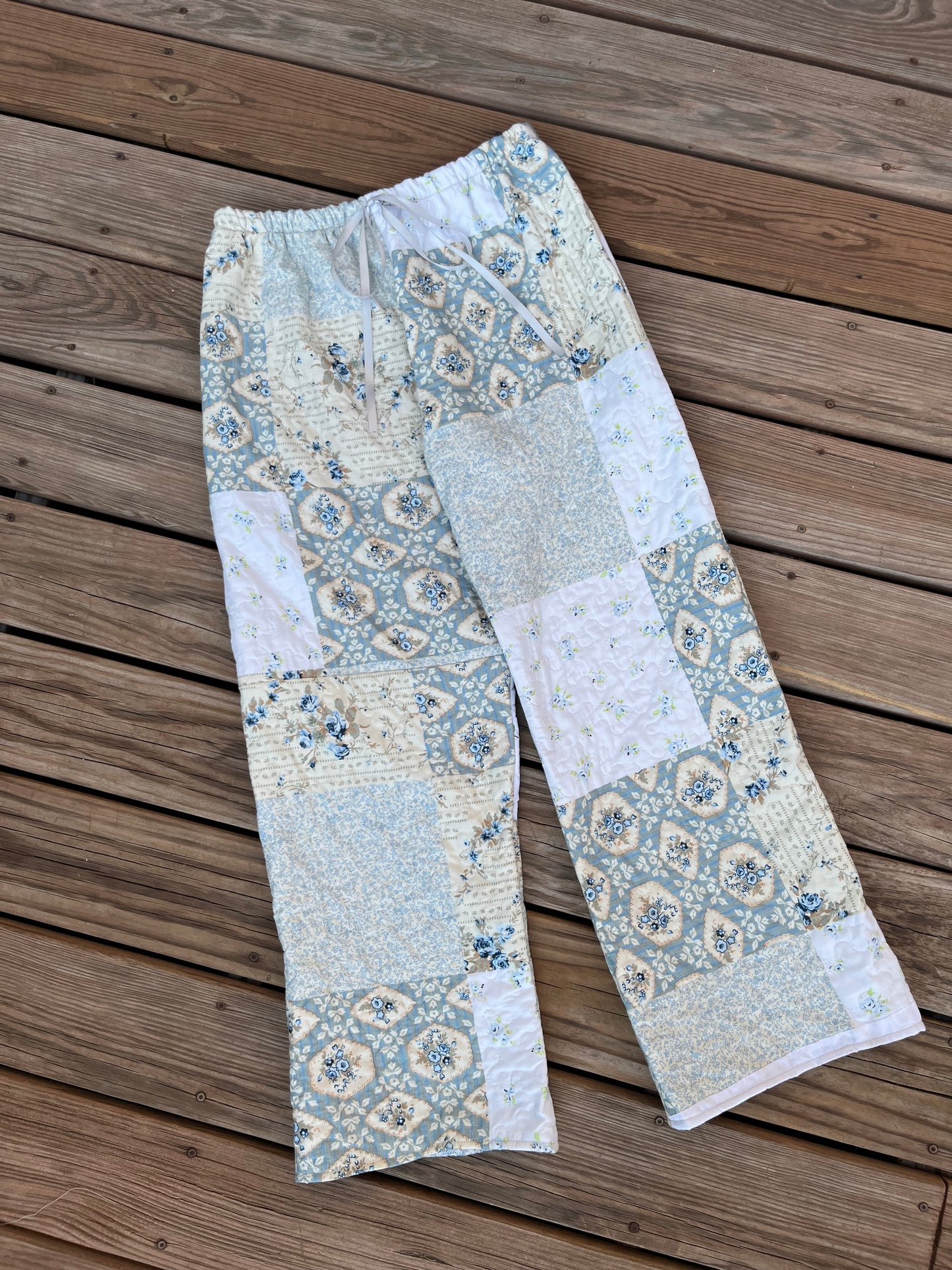 Prairie Bloom quilted matching set M/L