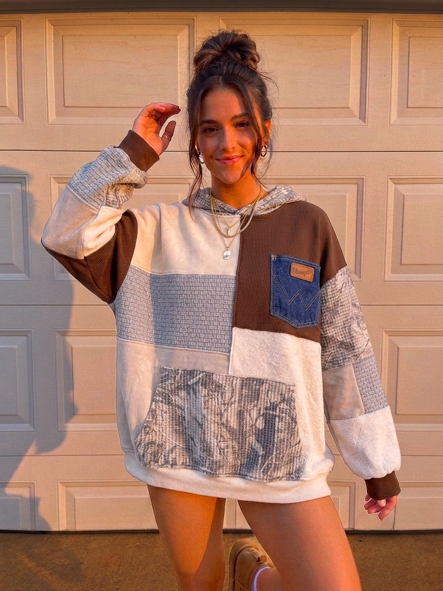 Backwoods Timber patchwork hoodie (XL)