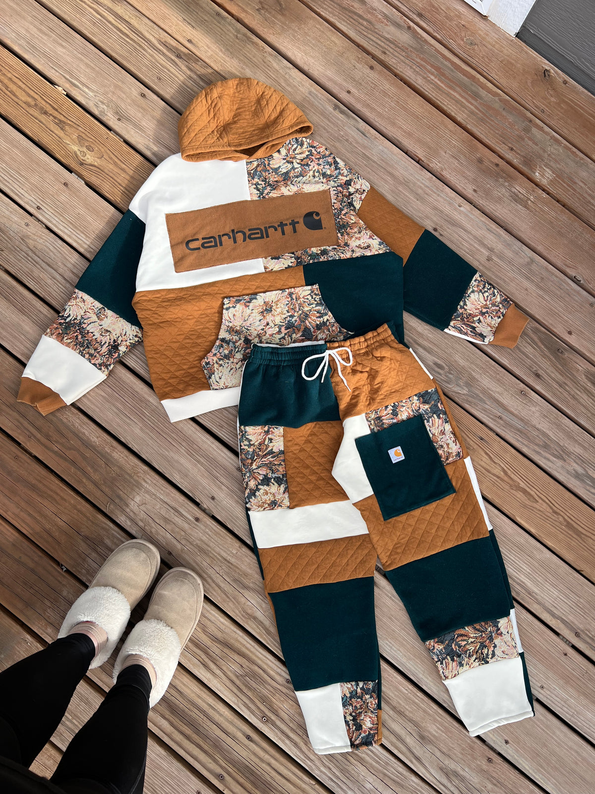 Patchwork Matching Set Custom patchwork matching set – KNL Reworks Co